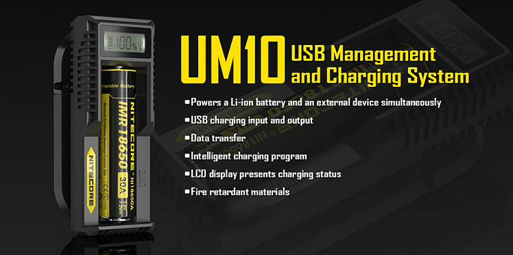 ΦΟΡΤΙΣΤΗΣ - Nitecore UM10 External Battery Charger