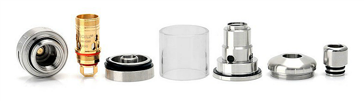 ΑΤΜΟΠΟΙΗΤΉΣ - VAPORESSO Target Pro cCell Ceramic Coil Atomizer ( Silver )