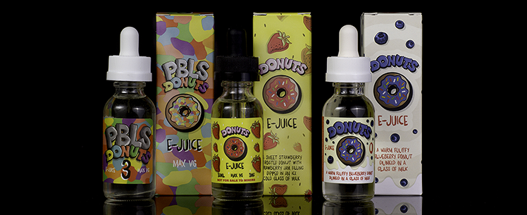30ml BLUEBERRY DONUTS 3mg 80% VG eLiquid (With Nicotine, Very Low) - eLiquid by Marina Vape