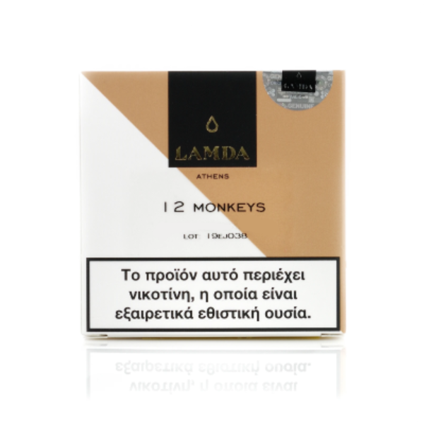 ELIQUID - 10ML - LAMDA - 12 MONKEYS 12mg * TPD * εικόνα 1