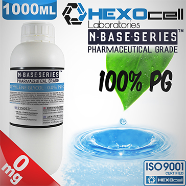 D.I.Y. - 1000ml HEXOcell eLiquid Base (100% PG, 0mg/ml Nicotine)