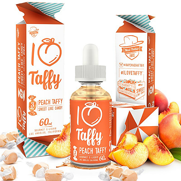 60ml I LOVE TAFFY 0mg 70% VG eLiquid (Without Nicotine) - eLiquid by Mad Hatter