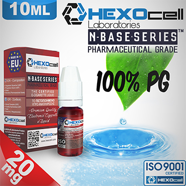 D.I.Y. - 10ml HEXOcell eLiquid Base (100% PG, 20mg/ml Nicotine)
