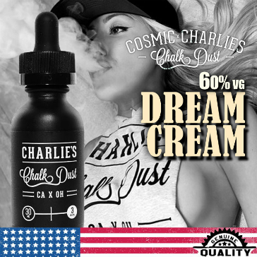 30ml DREAM CREAM 0mg 60% VG eLiquid (Without Nicotine) - eLiquid by Charlie's Chalk Dust
