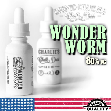 30ml WONDER WORM 0mg 80% VG eLiquid (Without Nicotine) - eLiquid by Charlie's Chalk Dust