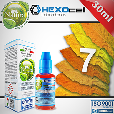 30ml 7 FOGLIE 3mg eLiquid (With Nicotine, Very Low) - Natura eLiquid by HEXOcell