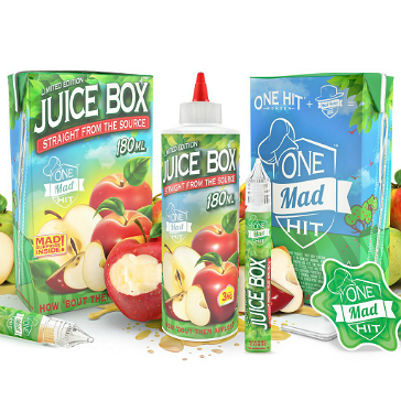 180ml JUICE BOX 0mg High VG eLiquid (Without Nicotine) - eLiquid by One Mad Hit