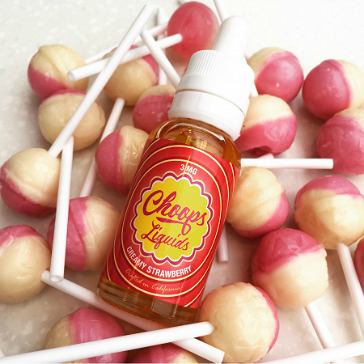 30ml CREAMY STRAWBERRY 3mg eLiquid (With Nicotine, Very Low) - eLiquid by Choops