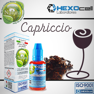 30ml CAPRICCIO 0mg Υγρό Αναπλήρωσης ( Χωρίς Νικοτίνη ) - Natura Υγρά Αναπλήρωσης από την HEXOcell