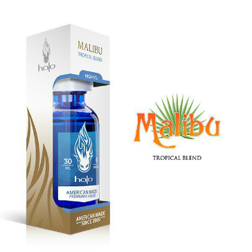 30ml MALIBU 1.5mg 70% VG eLiquid (With Nicotine, Ultra Low) - eLiquid by Halo