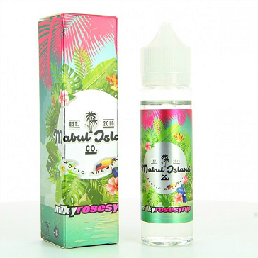 55ml MILKY ROSE SYRUP 3mg 70% VG eLiquid (With Nicotine, Very Low) - eLiquid by Godfather.Co