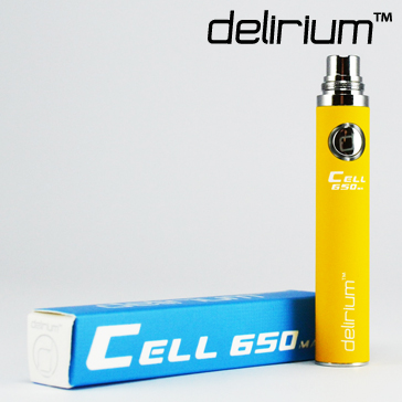 ΜΠΑΤΑΡΙΑ - DELIRIUM CELL eGo 650mA ( YELLOW ) 
