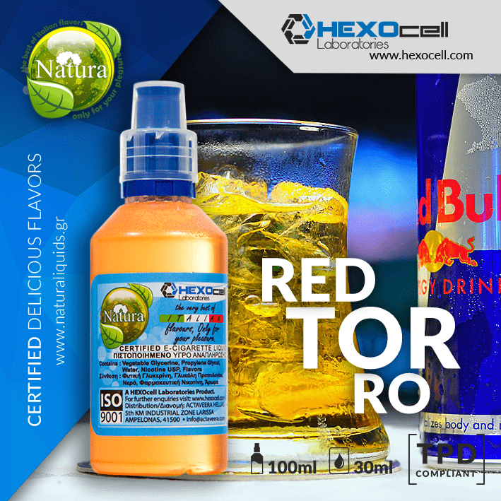 MIX & SHAKE - NATURA 30/60ML - RED TORRO (ΑΝΑΖΩΟΓΟΝΗΤΙΚΟ ΕΝΕΡΓΕΙΑΚΟ ΠΟΤΟ)