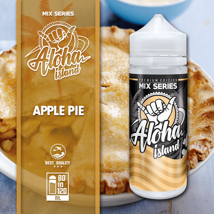 MIX & SHAKE - ALOHA ISLAND 80/120ML APPLE PIE * TPD *