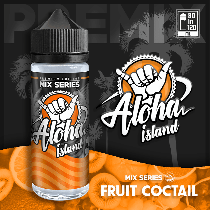 MIX & SHAKE - ALOHA ISLAND 80/120ML FRUIT COCTAIL * TPD *