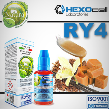 30ml RY4 0mg Υγρό Αναπλήρωσης ( Χωρίς Νικοτίνη ) - Natura Υγρά Αναπλήρωσης από την HEXOcell