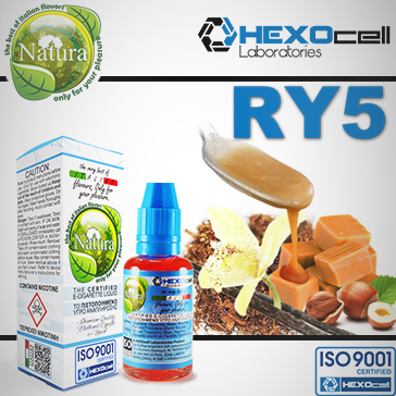 30ml RY5 18mg Υγρό Αναπλήρωσης ( Με Νικοτίνη, Ισχυρό) - Natura Υγρά Αναπλήρωσης από την HEXOcell