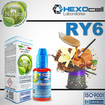 30ml RY6 0mg Υγρό Αναπλήρωσης ( Χωρίς Νικοτίνη ) - Natura Υγρά Αναπλήρωσης από την HEXOcell