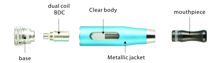 ΑΤΜΟΠΟΙΗΤΉΣ - ASPIRE CE5-S BDC Clearomizer - 1.8ML Χωρητικότητα, 1.8 ohms - ( ΜΠΛΕ )