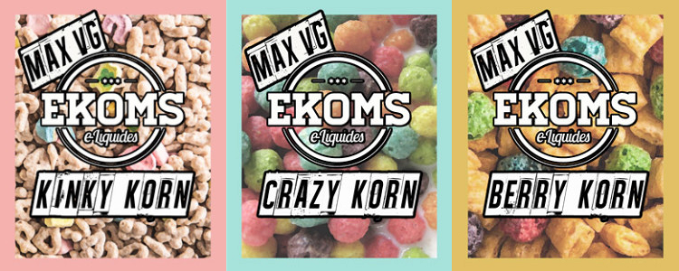 30ml CRAZY KORN 3mg eLiquid (With Nicotine, Very Low) - eLiquid by Ekoms