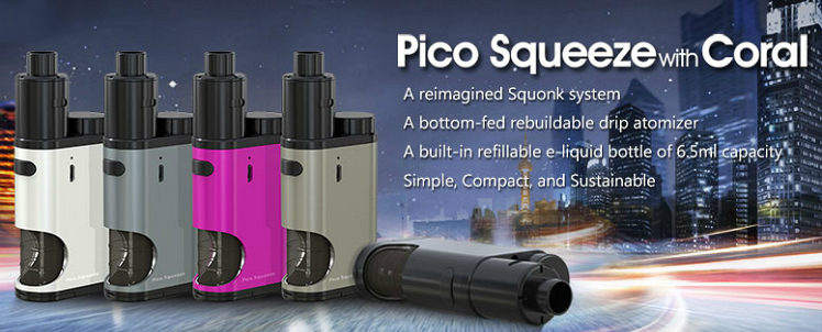 ΚΑΣΕΤΙΝΑ - ELEAF Pico Squeeze 50w FULL KIT ( BLACK )