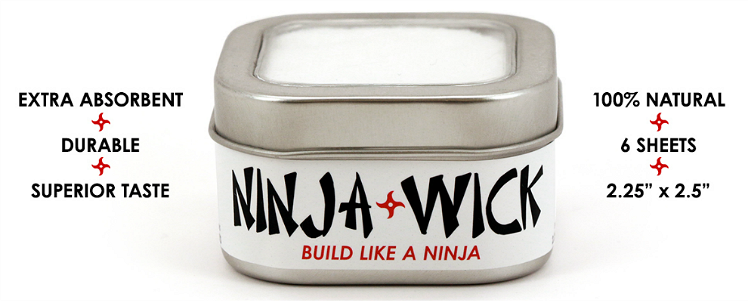 ΑΞΕΣΟΥΆΡ / ΔΙΆΦΟΡΑ - Ninja Wick Organic Japanese Cotton Wickpads