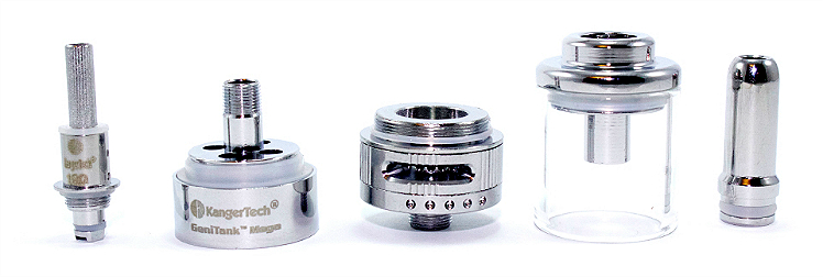 ΑΤΜΟΠΟΙΗΤΉΣ - KANGER Genitank Mega BDC Clearomizer - 3.8ML Χωρητικότητα - 100% Αυθεντικός