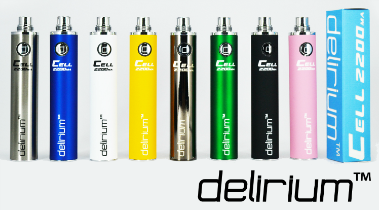 ΜΠΑΤΑΡΙΑ - DELIRIUM CELL 2200mA eGo/eVod Υψηλής ποιότητας ( ΜΠΛΕ )