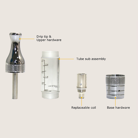 ΑΤΜΟΠΟΙΗΤΉΣ - ASPIRE ET BDC Clearomizer ( Clear Black )