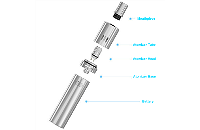 KIT - Joyetech eGo ONE Mega 2600mAh Sub Ohm Kit ( Stainless ) εικόνα 4