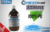 D.I.Y. - 500ml HEXOcell eLiquid Base (100% PG, 8mg/ml Nicotine) εικόνα 1