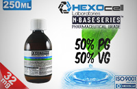 D.I.Y. - 500ml HEXOcell eLiquid Base (50% PG, 50% VG, 32mg/ml Nicotine) εικόνα 1