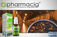 30ml PURE BLACK TOBACCO 16mg eLiquid (With Nicotine, Strong) - eLiquid by Pharmacig εικόνα 1