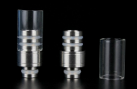 ΑΞΕΣΟΥΆΡ / ΔΙΆΦΟΡΑ - 510 Detachable Top Pyrex & Metal Drip Tip εικόνα 1