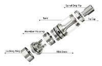 ΑΤΜΟΠΟΙΗΤΉΣ - UD Bellus 32 Air Hole Rebuildable Tank Atomizer (RTA) εικόνα 3