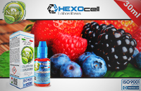 30ml FOREST FRUITS 6mg eLiquid (With Nicotine, Low) - Natura eLiquid by HEXOcell εικόνα 1