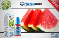 30ml WATERMELON 6mg eLiquid (With Nicotine, Low) - Natura eLiquid by HEXOcell εικόνα 1