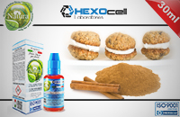 30ml CINNAMON COOKIES 6mg eLiquid (With Nicotine, Low) - Natura eLiquid by HEXOcell εικόνα 1