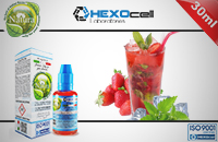 30ml MOJITO STRAWBERRY 6mg eLiquid (With Nicotine, Low) - Natura eLiquid by HEXOcell εικόνα 1