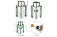 ΑΤΜΟΠΟΙΗΤΉΣ - WISMEC Neutron RDA ( Stainless ) εικόνα 5