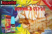 10ml BONNIE & CLYDE 6mg eLiquid (With Nicotine, Low) - Liquella eLiquid by HEXOcell εικόνα 1