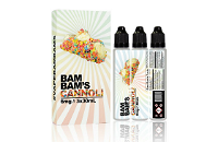 90ml CANNOLI 6mg High VG eLiquid (With Nicotine, Low) - eLiquid by Bam Bam's εικόνα 1