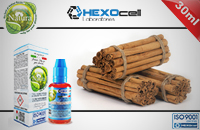 30ml CINNAMON 3mg eLiquid (With Nicotine, Very Low) - Natura eLiquid by HEXOcell εικόνα 1