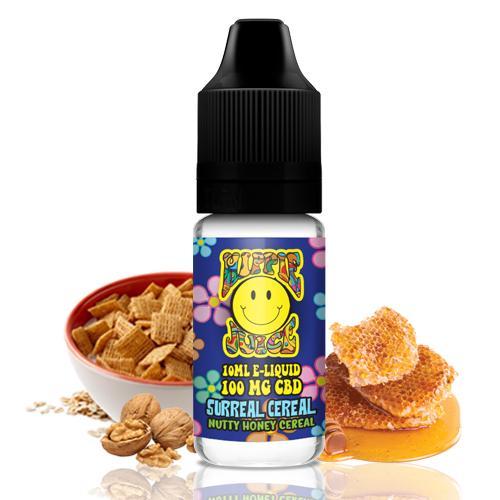 CBD - VAPE LIQUID - ΚΑΘΑΡΗ CBD ISOLATE - HIPPIE JUICE - SURREAL CEREAL (ΔΗΜΗΤΡΙΑΚΑ ΜΕ ΜΕΛΙ & ΞΗΡΟΥΣ ΚΑΡΠΟΥΣ) - 10ML 100mg εικόνα 1