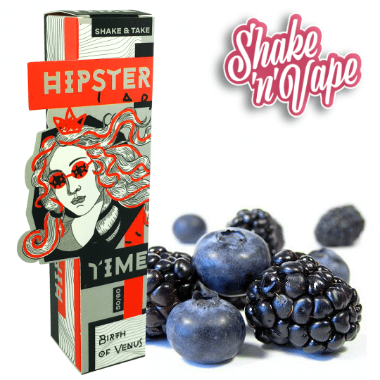 MIX & SHAKE - HIPSTER TIME 50/60ML - BIRTH OF VENUS ( BLUE BERRY BLACK CURRANT ) - * TPD * εικόνα 1