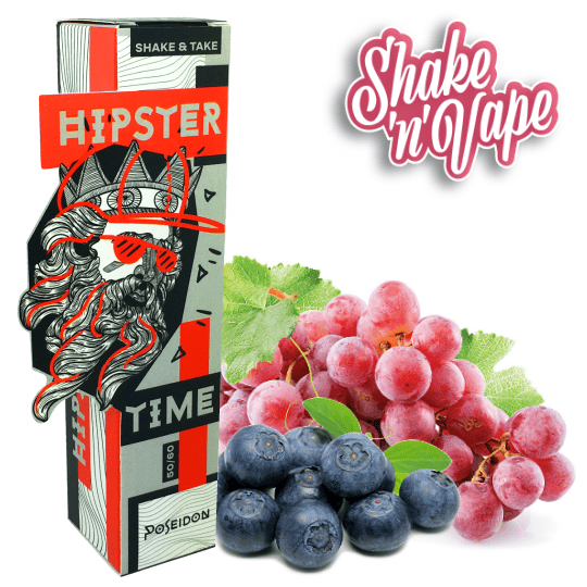 MIX & SHAKE - HIPSTER TIME 50/60ML - POSEIDON ( BLUEBERRY GRAPE ) - * TPD * εικόνα 1