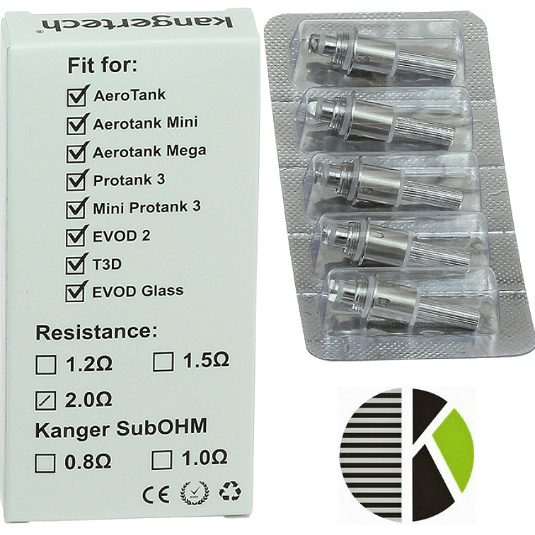 ΑΤΜΟΠΟΙΗΤΗΣ - 1x ΚΕΦΑΛΗ AEROTANK (2,0 ohm) εικόνα 1