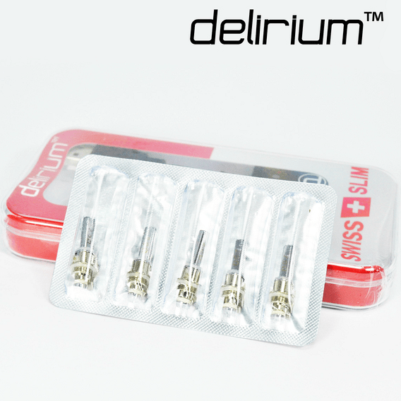 ΑΤΜΟΠΟΙΗΤΗΣ - 1x ΚΕΦΑΛΗ DELIRIUM Swiss&Slim 2.0 ohm εικόνα 1