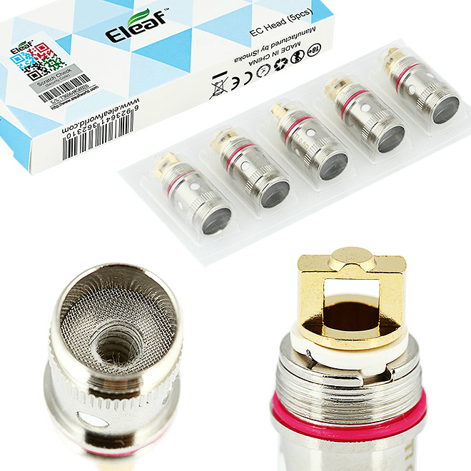 ΑΤΜΟΠΟΙΗΤΗΣ - 1x ΚΕΦΑΛΗ ELEAF EC Ti ( Titanium ) ( 0.5ohm ) εικόνα 1