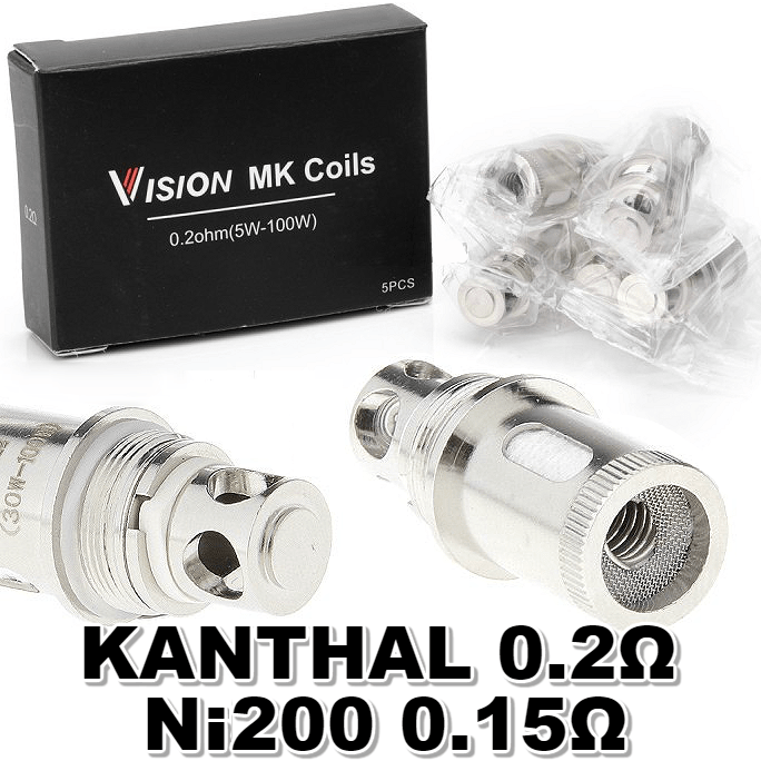 ΑΤΜΟΠΟΙΗΤΗΣ - 1x ΚΕΦΑΛΗ VISION MK TANK 0.15Ω TC * Ni-200 * εικόνα 1